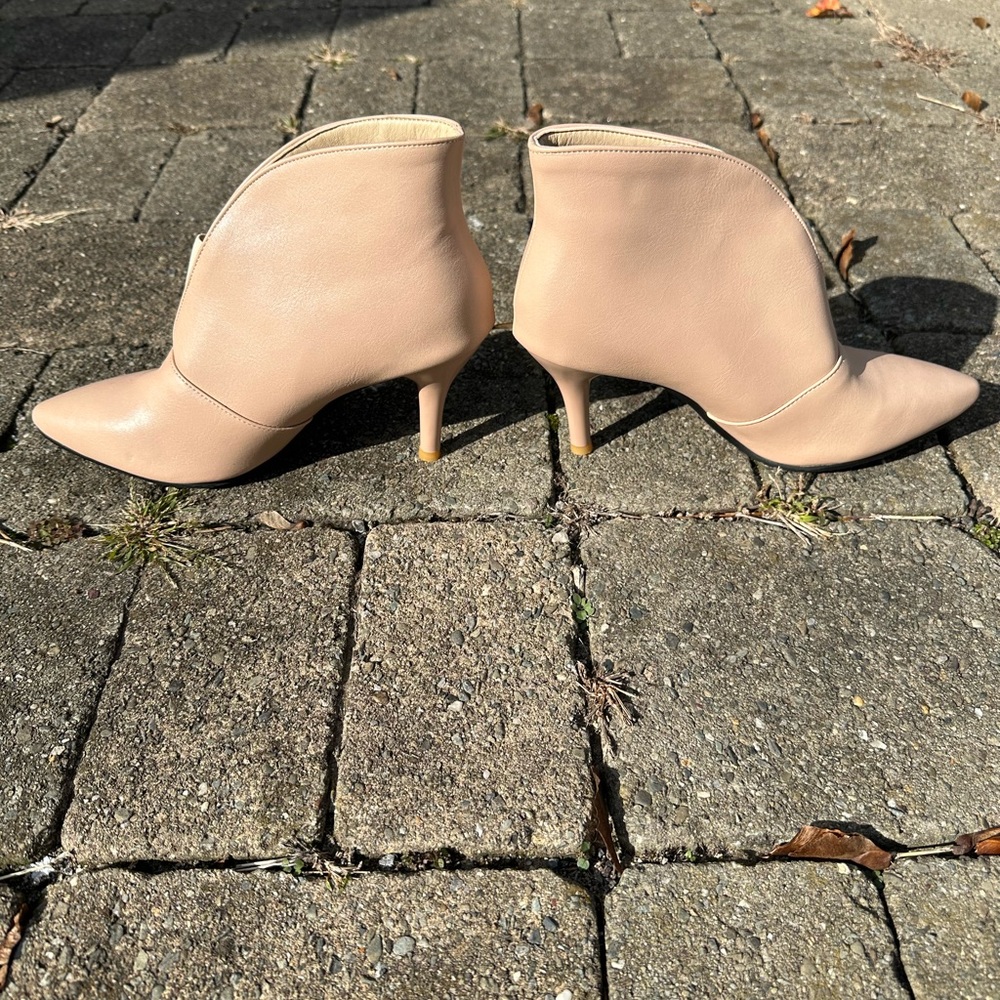 Shein Beige Low Cut Boots